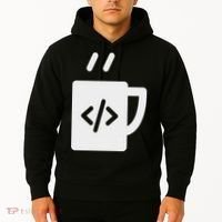 Front End & Back End Co Javascript Code Coffee Developer Programmer Hoodie thumb 2