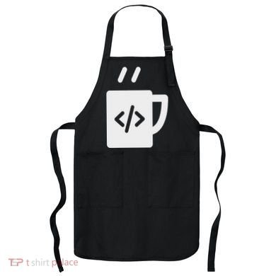 Front End & Back End Co Javascript Code Coffee Developer Programmer Apron