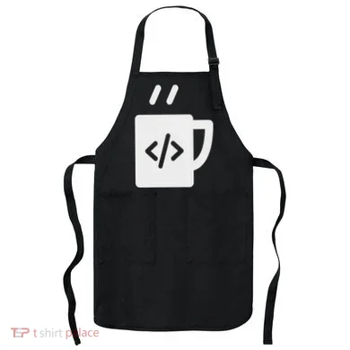 Front End & Back End Co Javascript Code Coffee Developer Programmer Apron