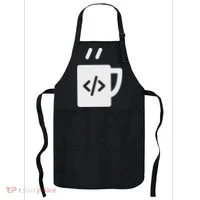 Front End & Back End Co Javascript Code Coffee Developer Programmer Apron thumb 0