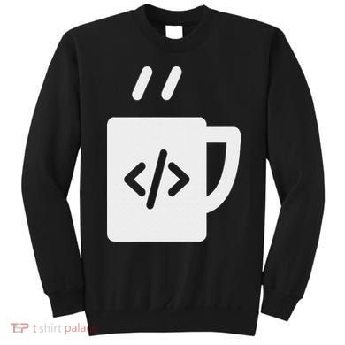 Front End & Back End Co Javascript Code Coffee Developer Programmer Sweatshirt