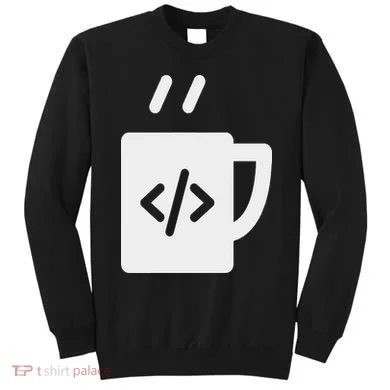 Front End & Back End Co Javascript Code Coffee Developer Programmer Sweatshirt