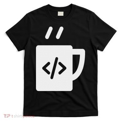 Front End & Back End Co Javascript Code Coffee Developer Programmer T-Shirt