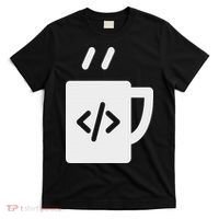 Front End & Back End Co Javascript Code Coffee Developer Programmer T-Shirt thumb 0