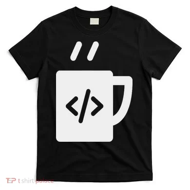 Front End & Back End Co Javascript Code Coffee Developer Programmer T-Shirt