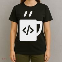 Front End & Back End Co Javascript Code Coffee Developer Programmer T-Shirt thumb 4