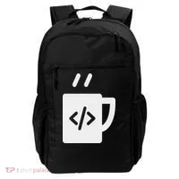 Front End & Back End Co Javascript Code Coffee Developer Programmer Backpack thumb 0