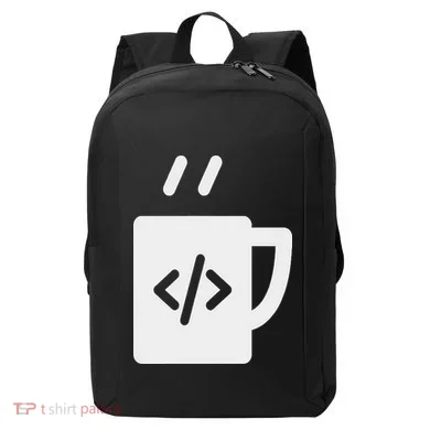 Front End & Back End Co Javascript Code Coffee Developer Programmer Modern Backpack