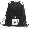 Front End & Back End Co Javascript Code Coffee Developer Programmer Sweatshirt Cinch Pack Bag