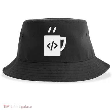 Front End & Back End Co Javascript Code Coffee Developer Programmer Sustainable Bucket Hat