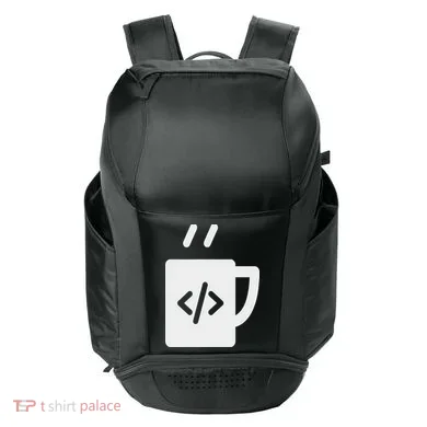 Front End & Back End Co Javascript Code Coffee Developer Programmer Sport-Tek Club Rec Backpack
