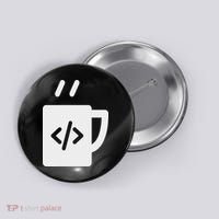 Front End & Back End Co Javascript Code Coffee Developer Programmer Button thumb 0