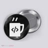 Front End & Back End Co Javascript Code Coffee Developer Programmer Button