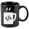 Front End & Back End Co Javascript Code Coffee Developer Programmer 11oz C Handle Ceramic Mug