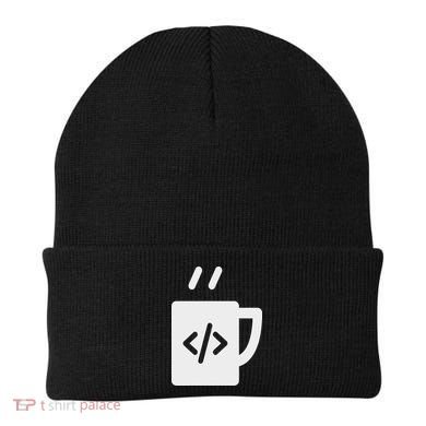 Front End & Back End Co Javascript Code Coffee Developer Programmer Beanie
