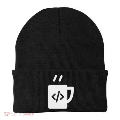 Front End & Back End Co Javascript Code Coffee Developer Programmer Beanie