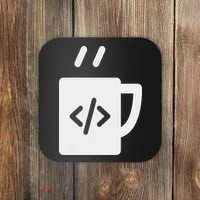 Front End & Back End Co Javascript Code Coffee Developer Programmer Coaster thumb 0
