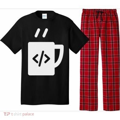 Front End & Back End Co Javascript Code Coffee Developer Programmer Pajama Set