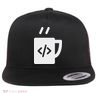 Front End & Back End Co Javascript Code Coffee Developer Programmer Flat Bill Trucker Hat