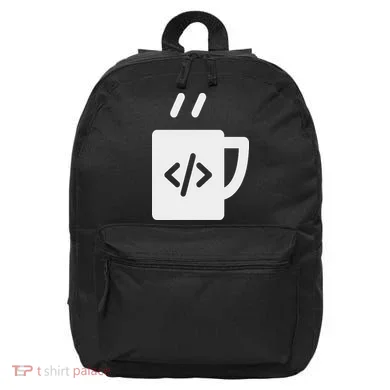 Front End & Back End Co Javascript Code Coffee Developer Programmer 16 in Basic Backpack