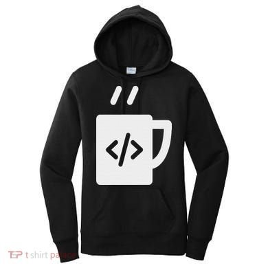 Front End & Back End Co Javascript Code Coffee Developer Programmer Women's Hoodie