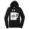 Front End & Back End Co Javascript Code Coffee Developer Programmer Women's Hoodie