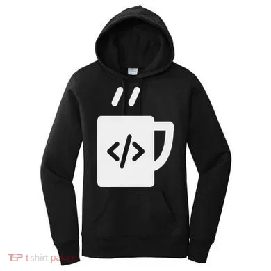 Front End & Back End Co Javascript Code Coffee Developer Programmer Women's Hoodie