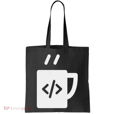 Front End & Back End Co Javascript Code Coffee Developer Programmer Tote Bag