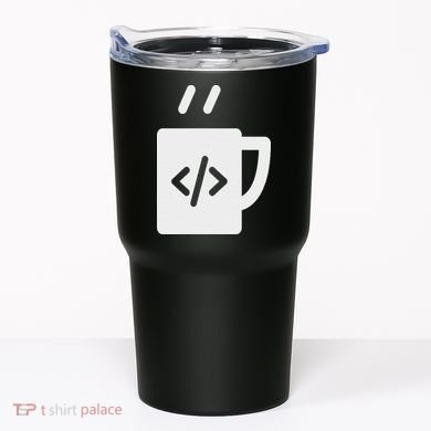 Front End & Back End Co Javascript Code Coffee Developer Programmer Tumbler