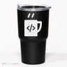 Front End & Back End Co Javascript Code Coffee Developer Programmer Tumbler
