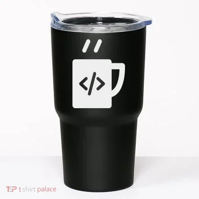 Front End & Back End Co Javascript Code Coffee Developer Programmer Tumbler