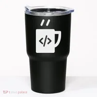 Front End & Back End Co Javascript Code Coffee Developer Programmer Tumbler thumb 0