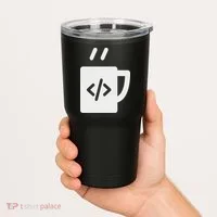 Front End & Back End Co Javascript Code Coffee Developer Programmer Tumbler thumb 2