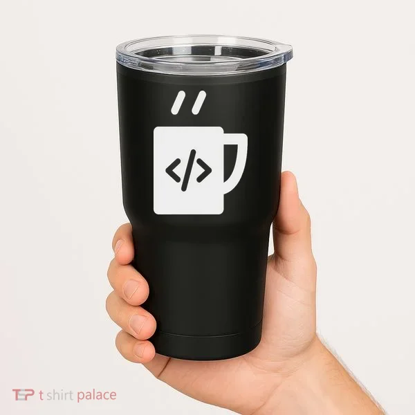 Front End & Back End Co Javascript Code Coffee Developer Programmer Tumbler