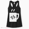 Front End & Back End Co Javascript Code Coffee Developer Programmer Women's Tank Top