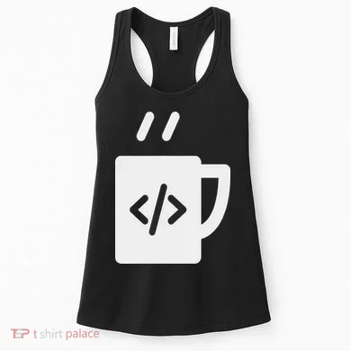 Front End & Back End Co Javascript Code Coffee Developer Programmer Women's Tank Top