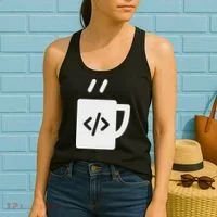 Front End & Back End Co Javascript Code Coffee Developer Programmer Women's Tank Top thumb 2