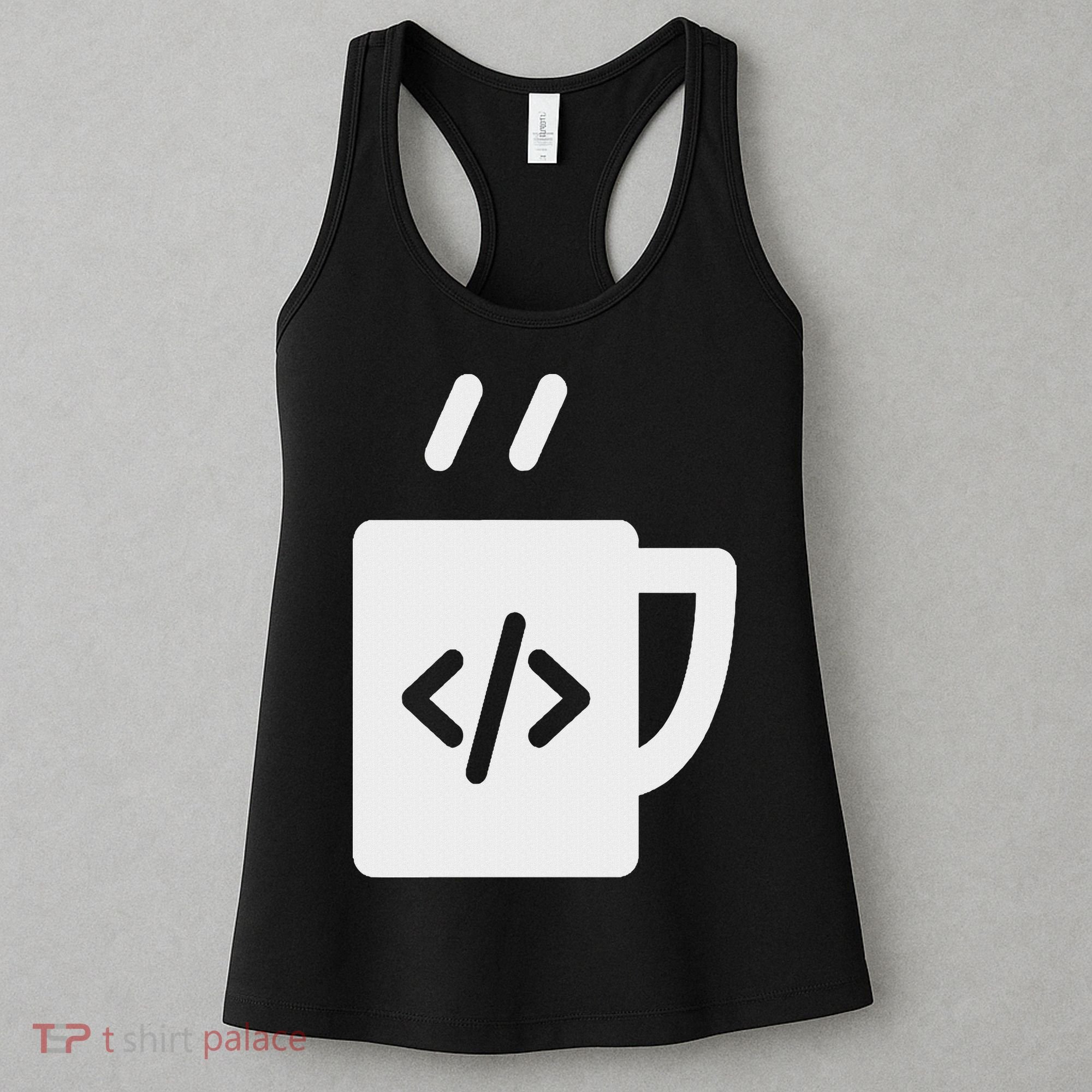 Front End & Back End Co Javascript Code Coffee Developer Programmer Women's Tank Top