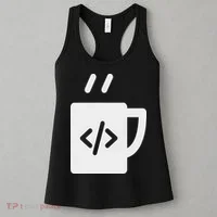 Front End & Back End Co Javascript Code Coffee Developer Programmer Women's Tank Top thumb 3