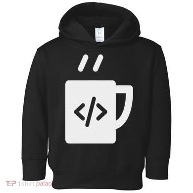 Front End & Back End Co Javascript Code Coffee Developer Programmer Toddler Hoodie