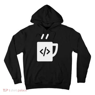 Front End & Back End Co Javascript Code Coffee Developer Programmer Tall Hoodie