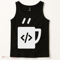 Front End & Back End Co Javascript Code Coffee Developer Programmer Tank Top thumb 2