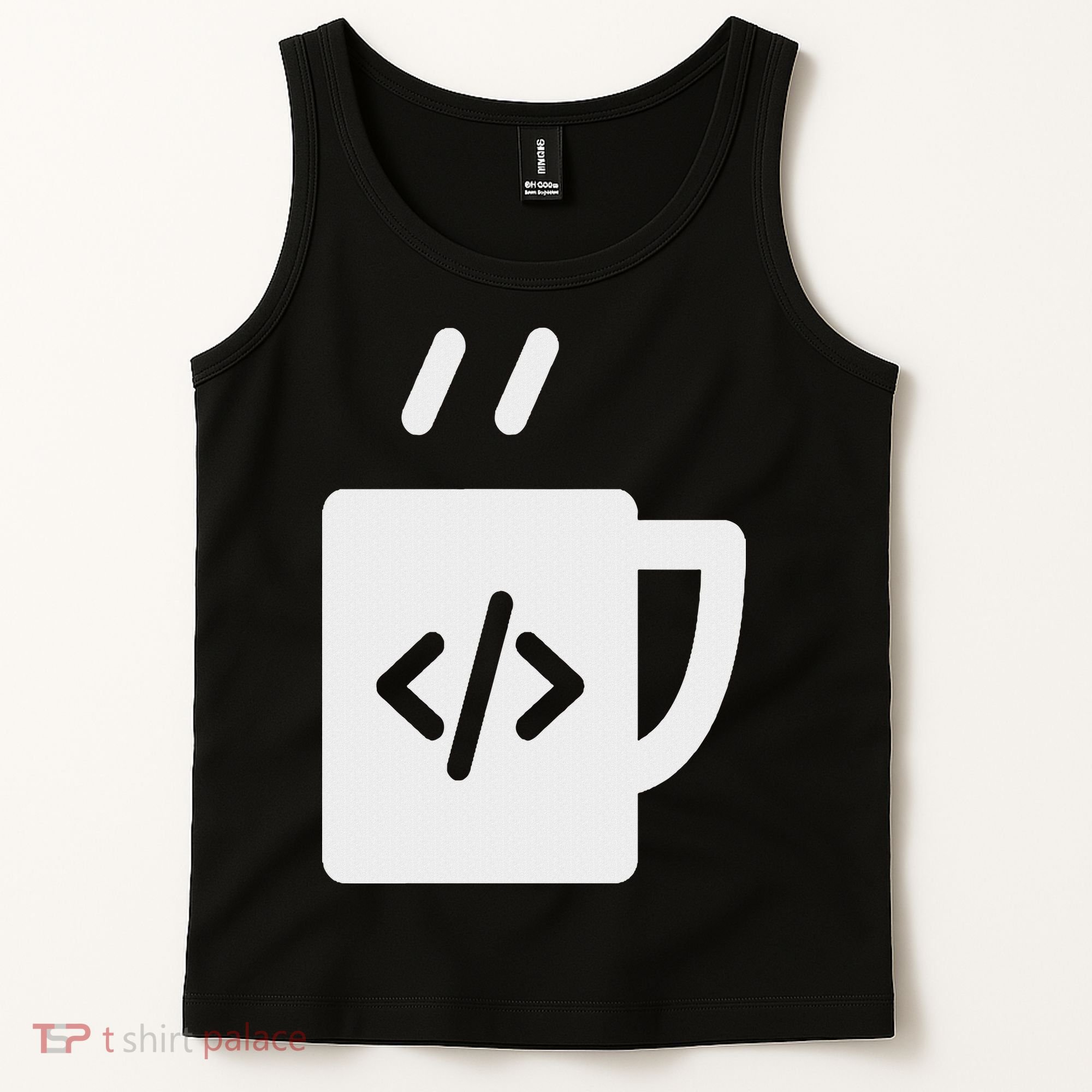 Front End & Back End Co Javascript Code Coffee Developer Programmer Tank Top