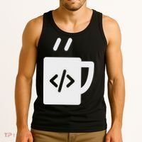 Front End & Back End Co Javascript Code Coffee Developer Programmer Tank Top thumb 3