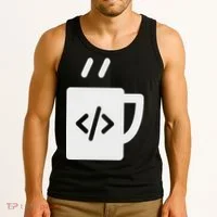 Front End & Back End Co Javascript Code Coffee Developer Programmer Tank Top thumb 3