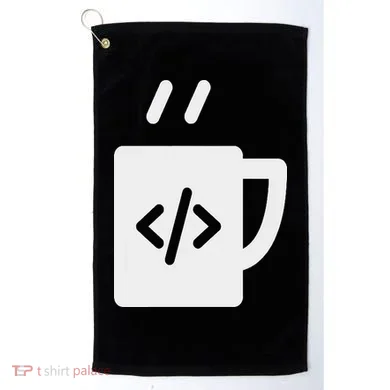 Front End & Back End Co Javascript Code Coffee Developer Programmer Golf Towel