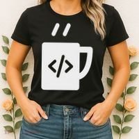 Front End & Back End Co Javascript Code Coffee Developer Programmer Women's T-Shirt thumb 2