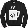 Front End & Back End Co Javascript Code Coffee Developer Programmer Kids Sweatshirt
