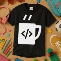 Front End & Back End Co Javascript Code Coffee Developer Programmer Kids T-Shirt thumb 3