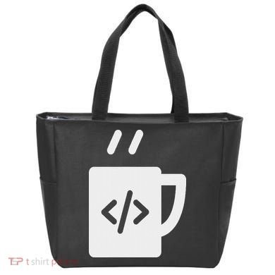 Front End & Back End Co Javascript Code Coffee Developer Programmer Tote Bag